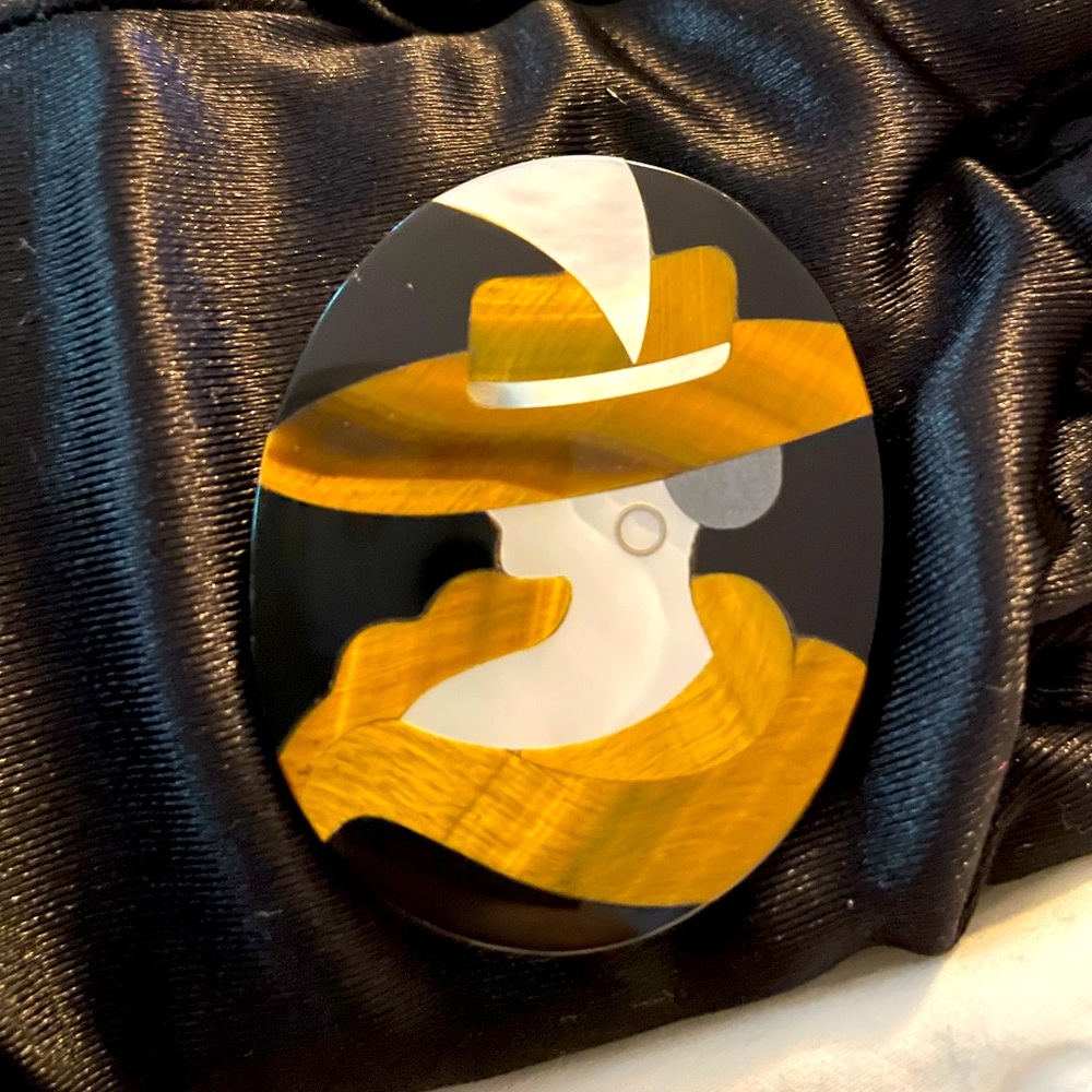 Vintage Black Onyx Cameo